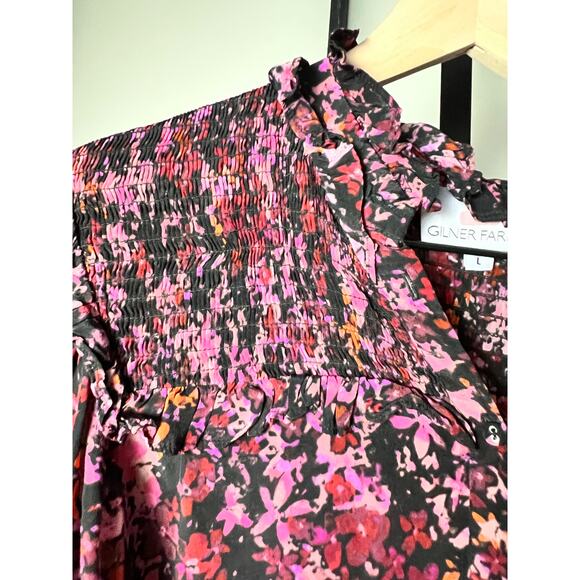 GILNER FARRAR Riley Ruffle Top Size Large - Picture 3 of 7